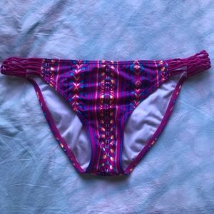 Billabong Patterned Bikini Bottoms Medium Coverage